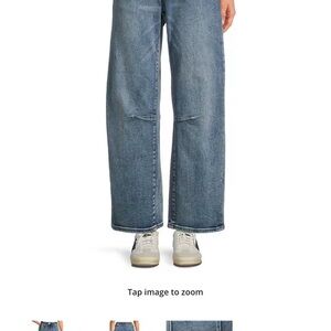 Dear John Wide Leg Blue Jeans